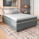 Ver imagem 4 de Colchão Casal À Vácuo Espuma D33 138cm x 23cm Urban Magic Arte Cúbica Cinza