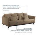 Ver imagem 7 de Sofá Living 3 Lugares 220cm com Base de Ferro Tecido Boulé Acácia