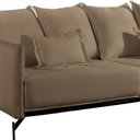 Ver mais imagens de Sofá Living 3 Lugares 220cm com Base de Ferro Tecido Boulé Acácia