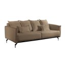 Ver imagem 3 de Sofá Living 3 Lugares 220cm com Base de Ferro Tecido Boulé Acácia