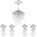 Ver imagem 1 de Pendente Cristal Acrilico Marrycrillic +4 Lustre Clearcrilic