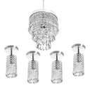 Ver imagem 1 de Pendente Cristal Acrilico Manucrillic +4 Lustre Clearcrillic