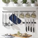 Ver imagem 2 de Conjunto 2 Barras Organizadoras de Cozinha 60cm em Aço Inox Top Pratic Brinox