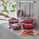 Ver imagem 5 de Conjunto 2 Barras Organizadoras de Cozinha 60cm em Aço Inox Top Pratic Brinox