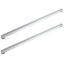 Ver imagem 1 de Conjunto 2 Barras Organizadoras de Cozinha 60cm em Aço Inox Top Pratic Brinox