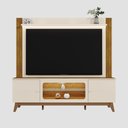 Ver imagem 1 de Estante Home Maceió Off White/canela