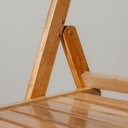 Ver imagem 7 de Cadeira Bistrô Dobrável em Madeira Eucalipto Verniz