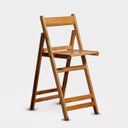 Ver imagem 4 de Cadeira Bistrô Dobrável em Madeira Eucalipto Verniz