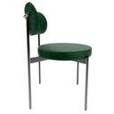 Ver imagem 6 de Kit 04 Cadeiras Estofadas para Sala de Jantar Louvre L02 Couríssimo Verde - Lyam Decor