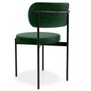 Ver imagem 7 de Kit 04 Cadeiras Estofadas para Sala de Jantar Louvre L02 Couríssimo Verde - Lyam Decor