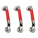 Ver imagem 1 de Barra de Apoio 4cm Alça Antiderrapante Kit 3 Uni Suporte Anti Queda Banheiro Box Escada Idoso Gestan