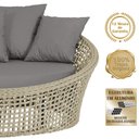 Ver imagem 3 de Chaise Hungria Alumínio Pintura Preta Corda Náutica E11 Trama Original