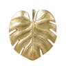 Centro de Mesa Folha Metal Indiano Dourado 20x19,5x4cm Bekasa 21-1088 - 1