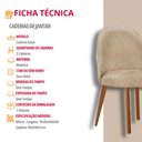 Ver imagem 4 de Conjunto Suíça com 2 Cadeiras Madeira Moderna Mobília