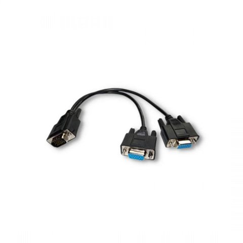 Cabo Vga Tipo Y Db15 Macho X 2 Db15 Femea 30cm