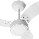 Ver imagem 2 de Ventilador de Teto Venti-delta Colors Led 3 Pás Branco Luz Branca 6000k 110v
