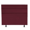Ver imagem 2 de Cabeceira Estofada Argentina 195cm King Size para Cama Box Quarto Suede Bordô