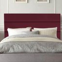 Ver imagem 1 de Cabeceira Estofada Argentina 195cm King Size para Cama Box Quarto Suede Bordô