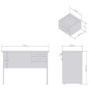 Ver imagem 3 de Mesa Office Lisboa