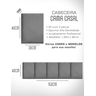 Kit 5 Módulos de Cabeceiras Cama Box Casal Estofada Modulada 1,50mx40cm - 9