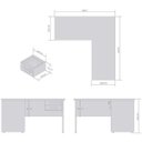 Ver imagem 4 de Conjunto Mesa Escritório Lisboa