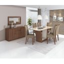 Ver imagem 3 de Mesa Apogeu Plus 170 Lopas Off White/rovere Naturale Lopas