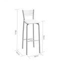 Ver imagem 3 de Banqueta de Aço Barcelona 98cm 