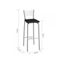 Ver imagem 3 de Banqueta de Aço Barcelona 98cm 