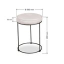 Ver imagem 4 de Mesa de Centro e Banquinho com Estrutura em Ferro
