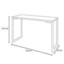 Ver imagem 3 de Mesa Escrivaninha Fit 120cm Natura e Cadeira Charles Preta - Mpozenato