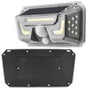 Ver imagem 1 de Luminaria Solar Sensor Proximidade Spot Led Branco Frio Iluminaçao Casa Parede Quintal Jardim Rua