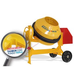 Betoneira 400l Rental Max Motor Gasolina Honda Menegotti - 2