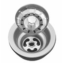 Ver imagem 6 de Balcão Gabinete Áustria com Pia Inox 160cm 4 Portas Branco/Preto - Lumil Móveis