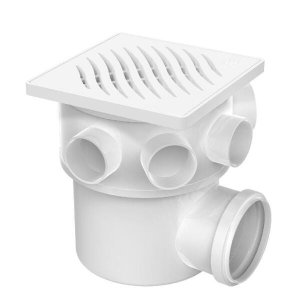 Caixa Sifonada 100x140x50 Quadrada Girafácil Branco Tigre