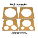 Ver imagem 4 de Gabarito Medidor de Balões MDF 3 a 10 Polegadas Decoradora