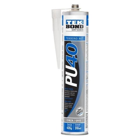 ADESIVO PU40 CINZA 402G / 310ML TEKBOND