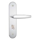 Ver imagem 1 de Fechadura Banheiro Zamac Stam Espelho Acabamento Inox 40mm