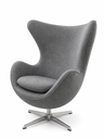 Ver imagem 3 de Poltrona Egg - Tecido Suede Cinza