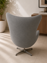 Ver imagem 5 de Poltrona Egg - Tecido Suede Cinza