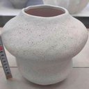 Ver imagem 2 de Vaso Decorativo Enfeite Home&co Cerâmica 17x18x18cm Marfim