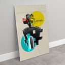 Ver imagem 1 de Quadro Decorativo Colagens Abstratas 40x60