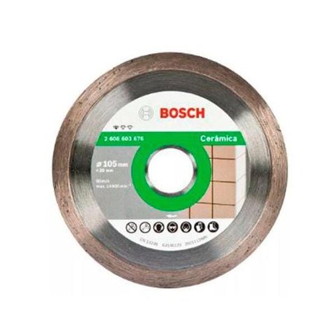 Disco Diamantado 105mm Ceramic Liso Std Bosch