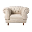 Ver imagem 1 de Kit 2 poltronas Chesterfield Capitonê Elisabeth Suede Bege Decoração, Recepção, Salas de Tv e Estar