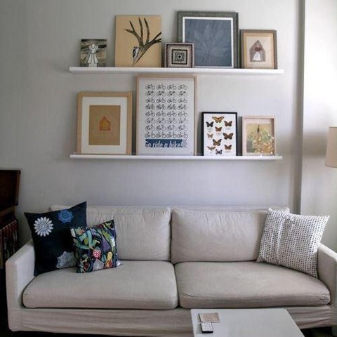 Prateleira Porta Quadro 10x90 Branco Multivisão