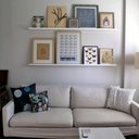 Ver imagem 1 de Prateleira Porta Quadro 10x90 Branco Multivisão