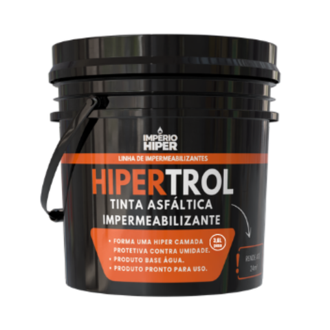Impermeabilizante Asfáltico Preto 3,6L Hipertrol