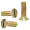 PARAFUSO MÁQUINA CABEÇA CHATA DIN 963 M3 X 12 FENDA -2000PÇS - 1