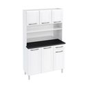 Ver imagem 2 de Armário de Cozinha de Aço Kit Triplo 105cm Rose Multimóveis Smart CR6095 Branco