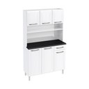 Ver imagem 2 de Armário de Cozinha de Aço Kit Triplo 105cm Rose Multimóveis Smart CR6095 Branco