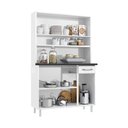 Ver imagem 4 de Armário de Cozinha de Aço Kit Triplo 105cm Rose Multimóveis Smart CR6095 Branco